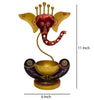 Intricately Crafted Spiritual Decor Ganesha with Tealight Candle Holder