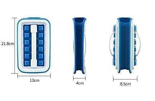 Folding Curling Ice Tray Molds Bar Maker Bag