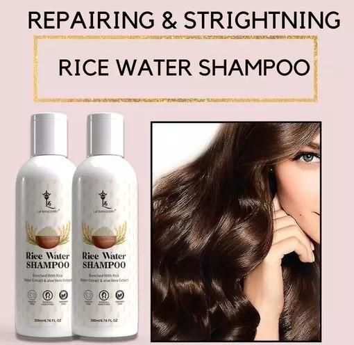 Rice Water Hair Shampoo, Paraben and Sulphate Free (Pack of 2)