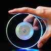 Colourful LED Coasters for Drinks, On/Off LED Disposable Coasters Pack of 4