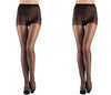 Women's Lycra Blend Solid Pantyhose Stocking Pack Of 2